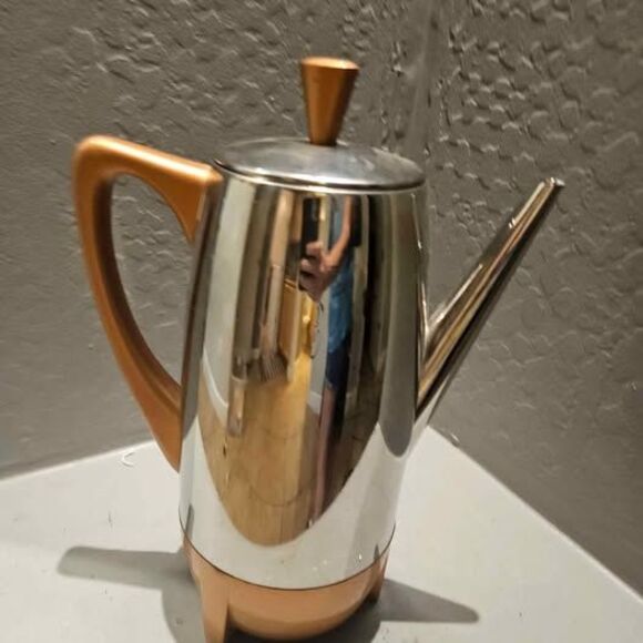 Vintage Farberware Chrome Percolater Works 11" - Picture 1 of 7